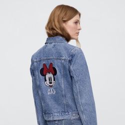 Women’s Gap Minnie Mouse Denim Jacket - Medium - Brand New