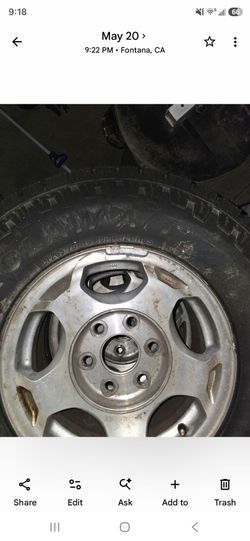 Chevy 6 lug rims and tires