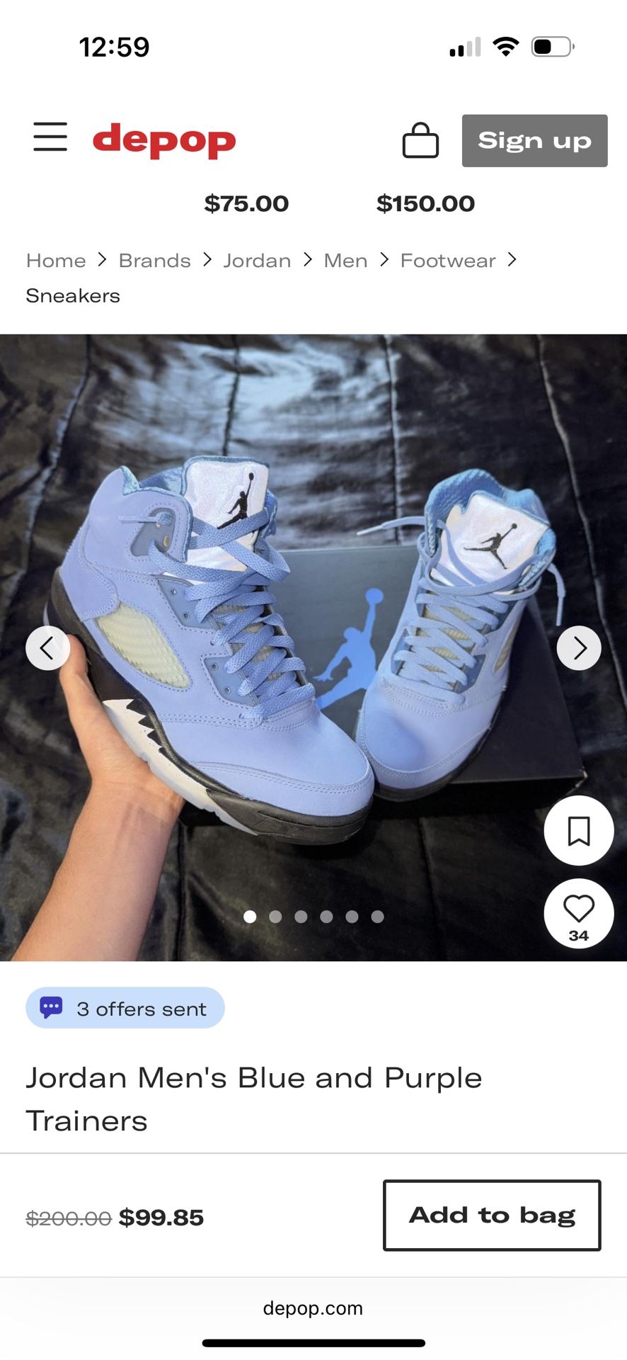Jordan 5 Retro Bird Blue