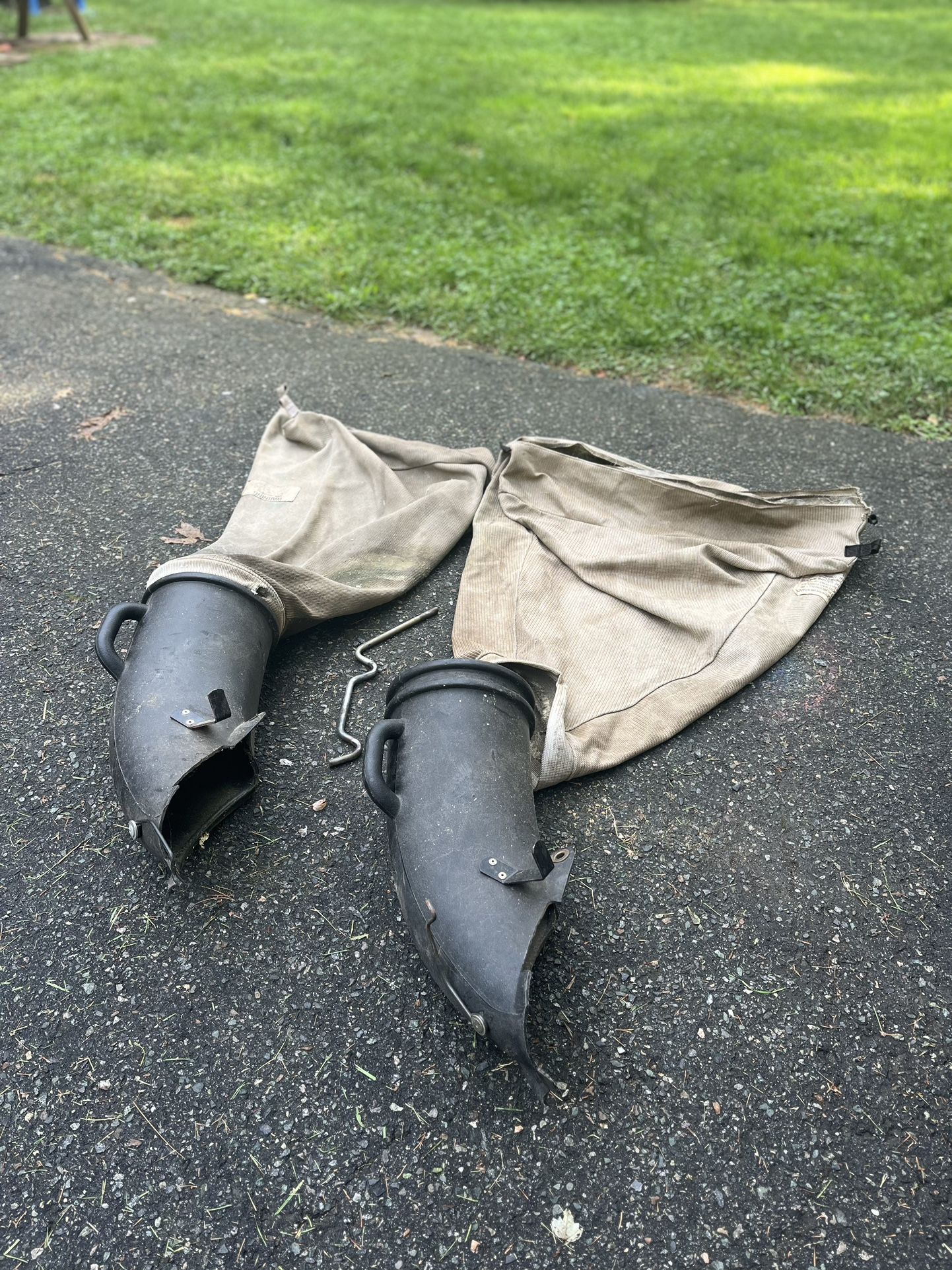 Two Grass Catcher Bags