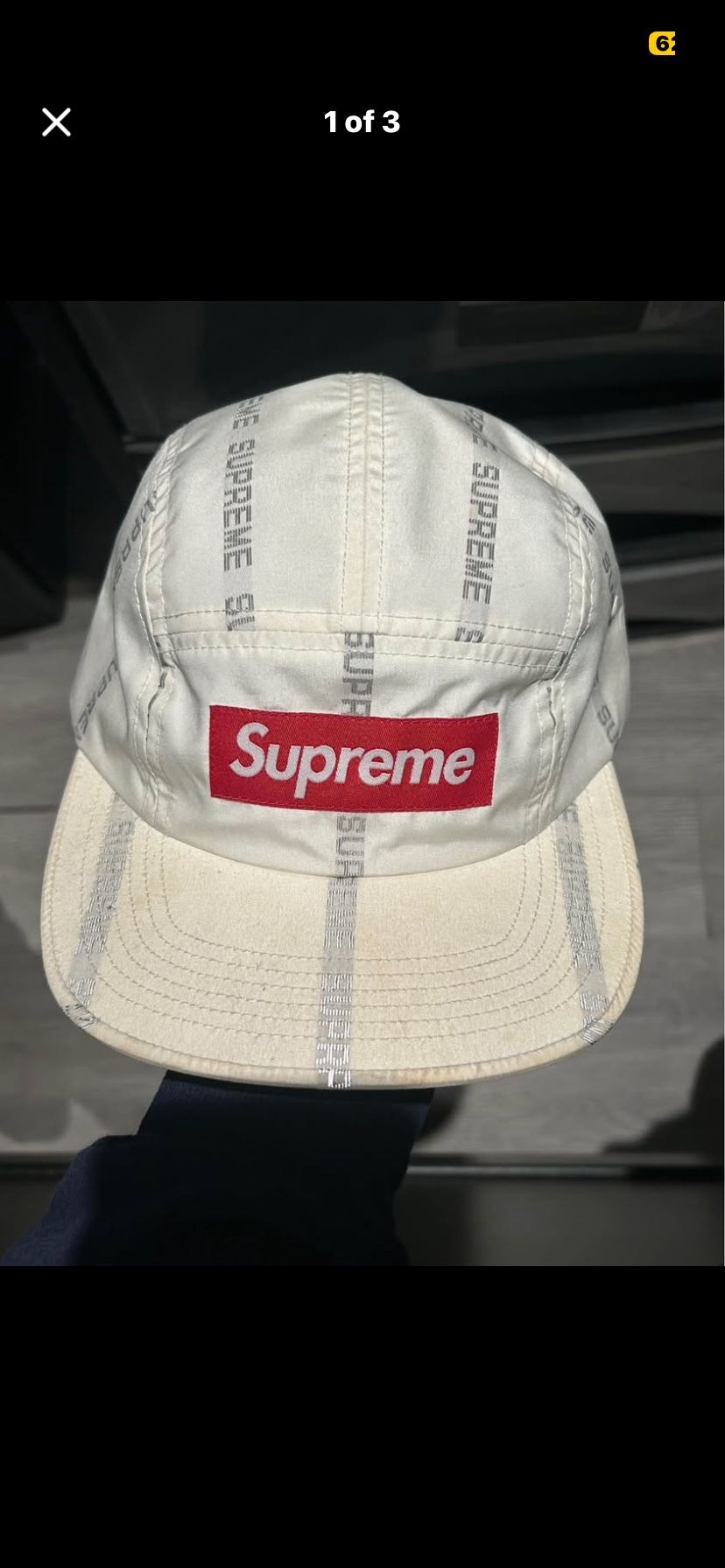 Supreme usa Reflective Cap