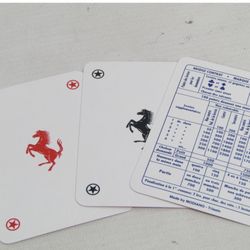 Authentic Rare FERRARI 812 Envo Poker spec Playing Cards High End 