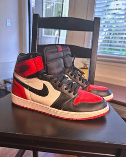 Jordan Bred Toes Size 12 No Box. 