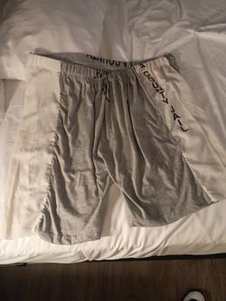 Real hand made LA county thermal and grey shirt hand sowed shorts 2XL