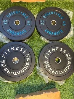 Olympic bumper plates / weight set