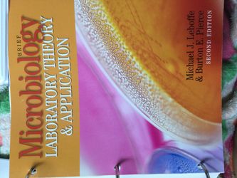 Microbiology laboratory theory and application