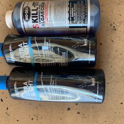 2 Bottles Ultra Bright Pool Clarifier 1 Bottle Algaecide New Pool Cleaner