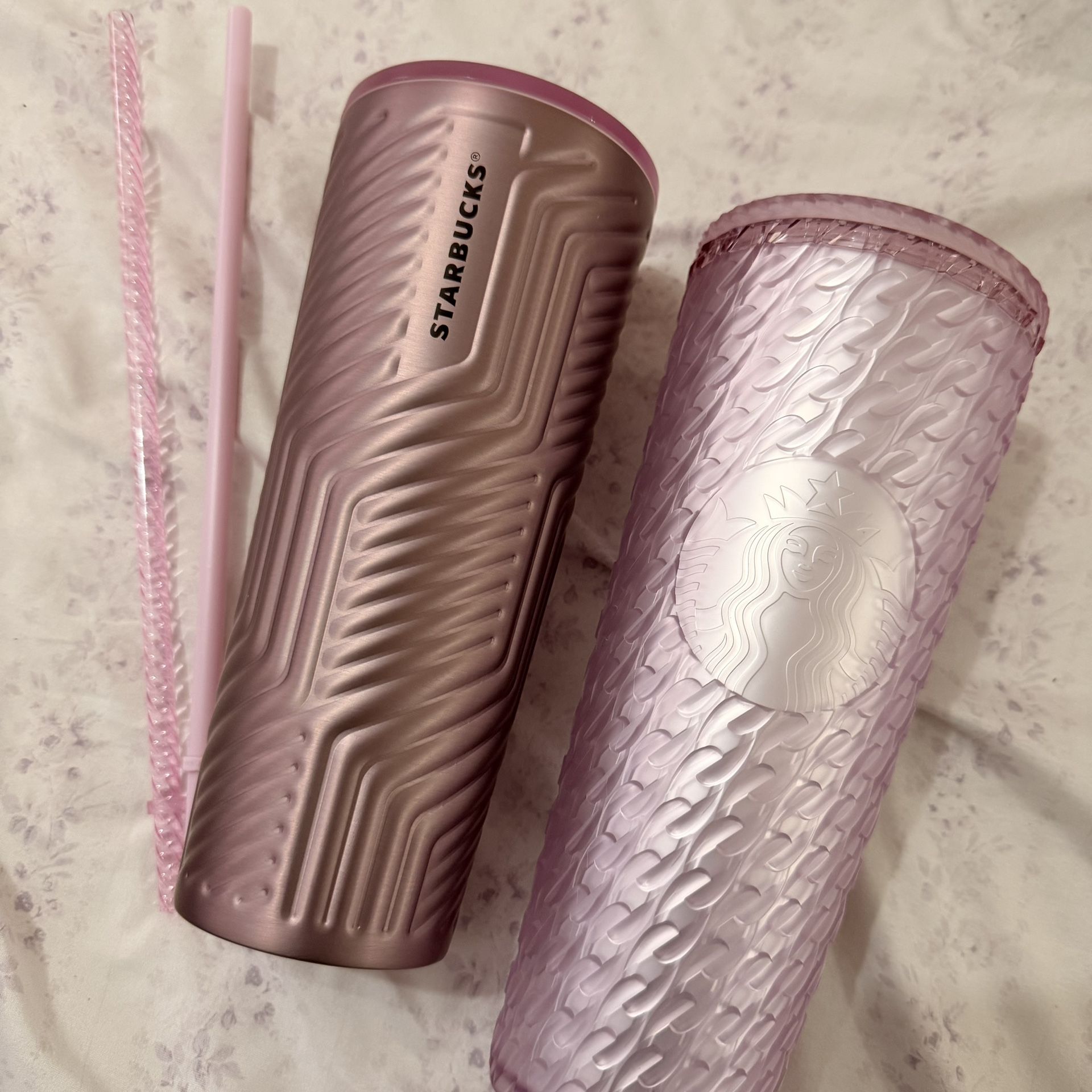 Authentic Starbucks Cups New Never Used. Pink Valentines.