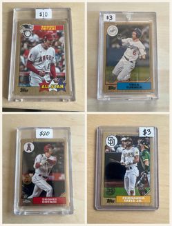 Topps Baseball Card Lot of 4