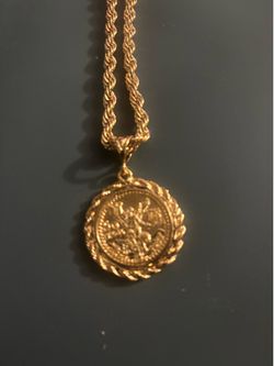 TORSAL Y CENTENARIO MEDIANO EN  CHAPIADO / LAMINADO DE ORO DE 14k