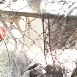 Gray 4 Panel Curtain 