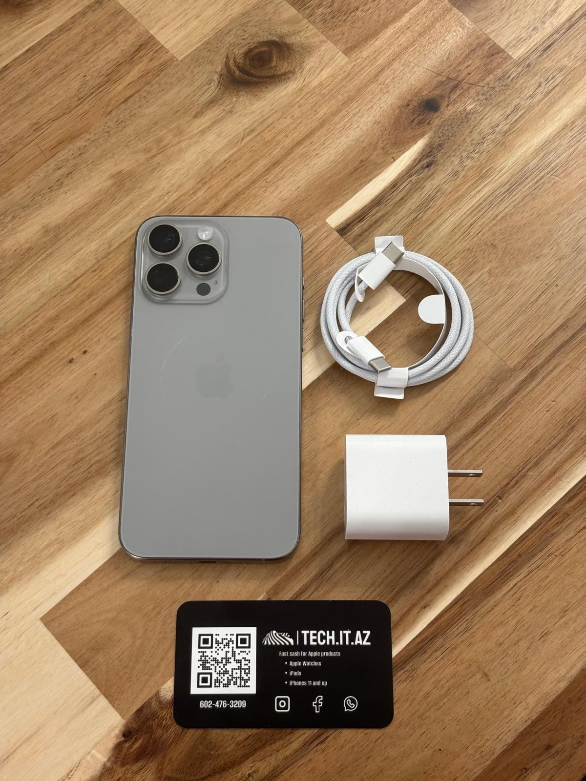 📱 iPhone 15 Pro Max | 512GB | Natural Titanium | Unlocked (Any Carrier)