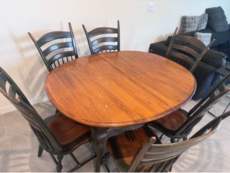 Dining room table and chairs