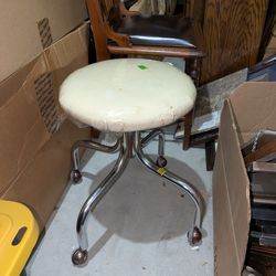 Vintage Rolling Stool