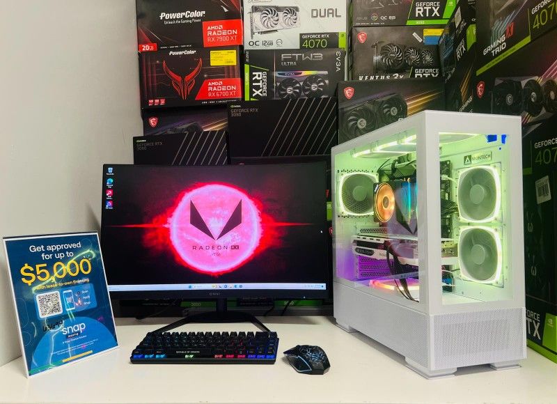 NEW AREA-51 Custom Built High End Custom Gaming PC Full RGB Set,Ryzen 5/16GB RAM/1TB Storage Warranty Included‼️Radeon 7900 GPU FINANCE AVAILABLE  