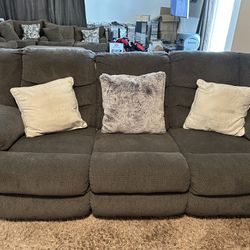 Sofa And Love Seat; Recliner 