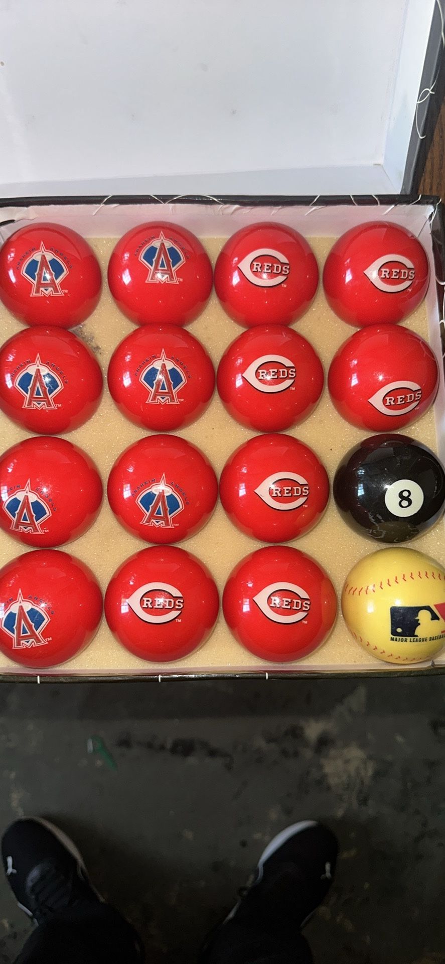MLB Old School Pool Table Ball