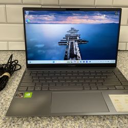 Asus ZenBook 14 256 gb ssd 8 gb ram 2.10 GHz windows 11 AMD Ryzen 5 no offers or trades please!!