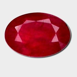 Natural Oval Cut 2ct Red Ruby