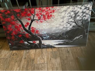 New!✨ 20x40 large tree of life canvas wall art