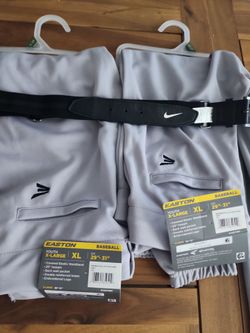 Baseball pants Grey new Nike baseball Belt