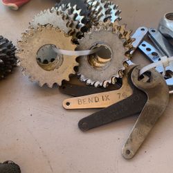 Vintage Bendix Rear Sprockets And Coaster Break Arms All For One Price 