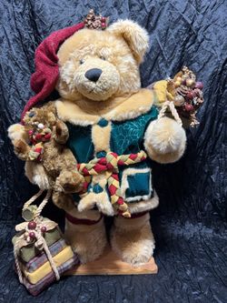Hard-to-Find Vintage Dan Dee Collector’s Choice about  31” Christmas Bear