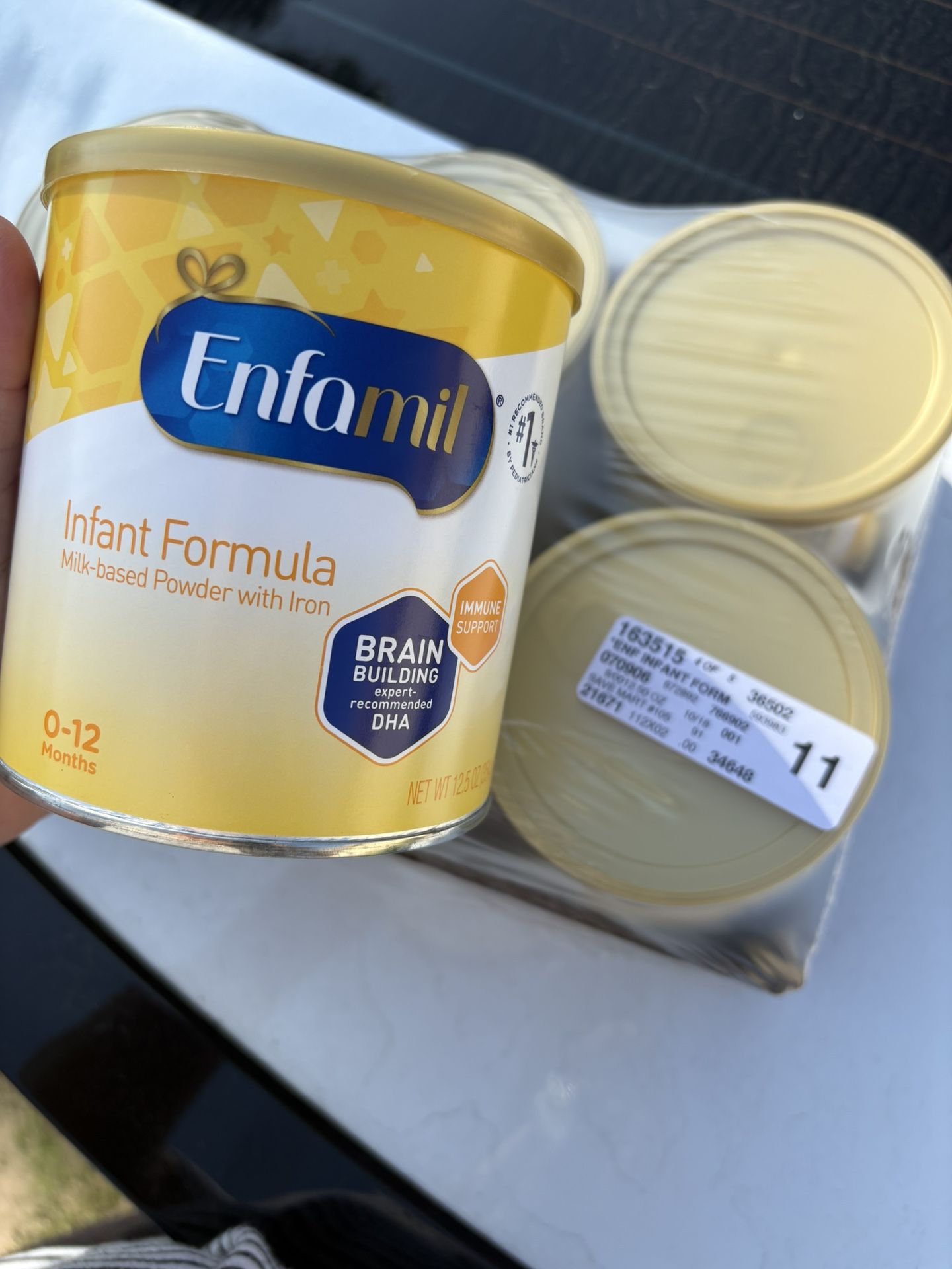 3 Cans Yellow Enfamil