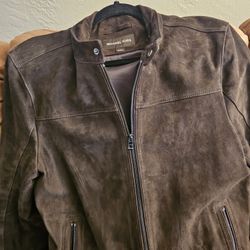 MEN'S MICHAEL KORS BROWN JACKET SIZE LARGE BRAND NEW
