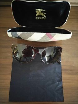 Women's Burberry Sunglasses with Case and Cloth. $100