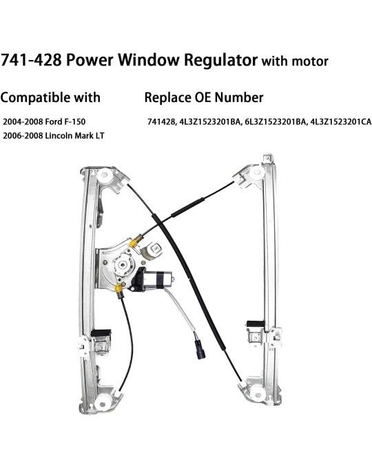 Front Left Driver Side Power Window Regulator