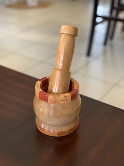 Hardwood Mortar & Pestle