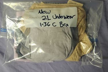 2 large underwear & bra 36C New
