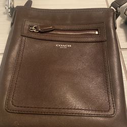 Brown Coach Cross Body Purse