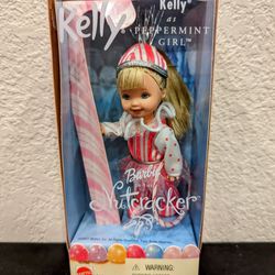 Kelly as Peppermint Girl Barbie in the Nutcracker 2001 NIB 50798 Vintage Mattel