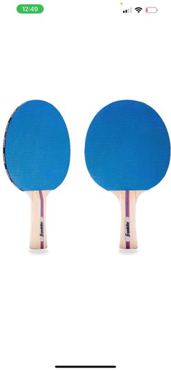New Franklin Ping Pong Table Tennis Paddles 2 Player Set Paddle With 3 Balls