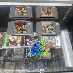 Mario Party 1 N64 $50-$60 Each Gamehogs 11am-7pm