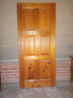 Solid wood door