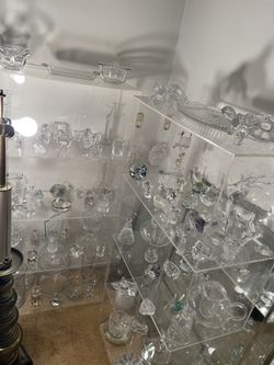 2 Shelves With Crystals