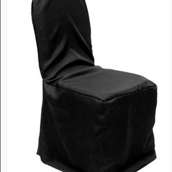 Black chair covers