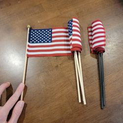 Fourth 4th of July Mini Flags