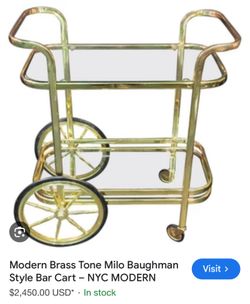 Bar Cart , Serving Cart Vintage