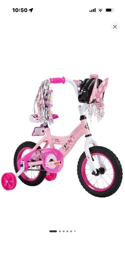 Huffy Disney Minnie Mouse Kids' Bike - 12" Wheels - Training Wheels Pink New