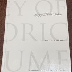Survey of Historic Costume - Fourth Edition History of Fashion Book Textbook