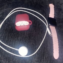 (just AirPods In Burgundy Case )