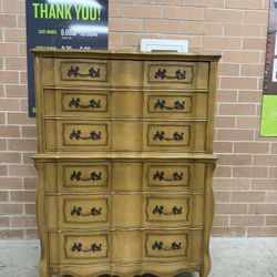 French Provincial Tallboy Dressrr 