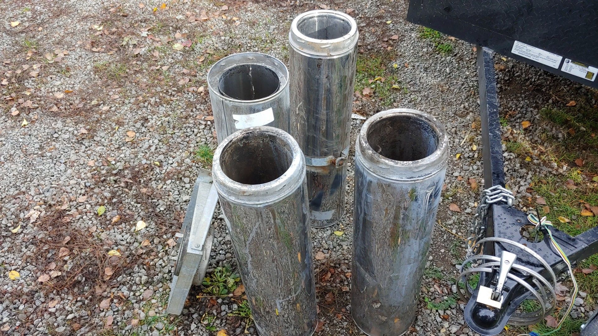 Triple wall sandwich chimney stove pipe for Sale in Portland, OR OfferUp