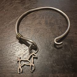 Sterling Silver Horse Charm On Bracelet 
