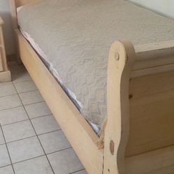 Vedo Juego De Cuarto Individual Todo De Madera De Pino