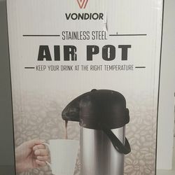 (New) Vondior Stainless Steel Air Pot 64oz